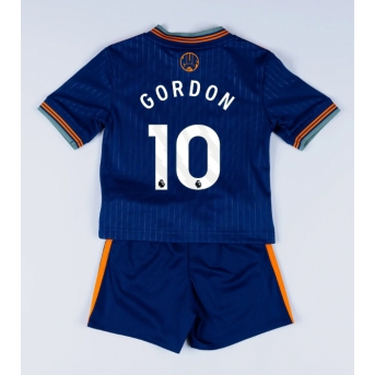 Newcastle United Anthony Gordon #10 Maglia Gara Terza Repliche 2025-26 Bambino Maniche Corte